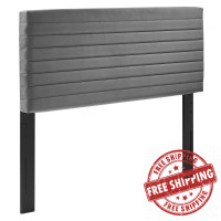 Modway MOD-7025-GRY Tranquil King/California King Headboard Gray