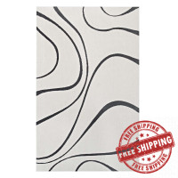 Modway R-1002D-58 Therese Abstract Swirl 5x8 Area Rug