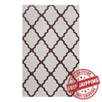 Modway R-1003E-58 Marja Moroccan Trellis 5x8 Area Rug