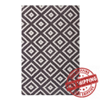 Modway R-1004E-58 Alika Abstract Diamond Trellis 5x8 Area Rug