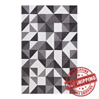 Modway R-1014A-58 Kahula Geometric Triangle Mosaic 5x8 Area Rug