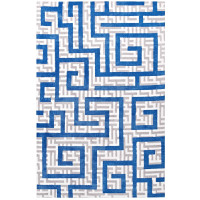 Modway R-1015A-58 Nahia Geometric Maze 5x8 Area Rug