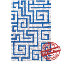 Modway R-1015A-58 Nahia Geometric Maze 5x8 Area Rug