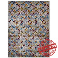 Modway R-1088A-46 Laleh Geometric Mosaic 4x6 Area Rug