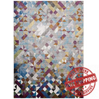 Modway R-1089A-46 Lavendula Triangle Mosaic 4x6 Area Rug