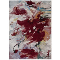 Modway R-1090A-46 Blume Abstract Floral 4x6 Area Rug