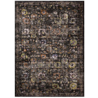 Modway R-1091A-46 Minu Distressed Floral Lattice 4x6 Area Rug