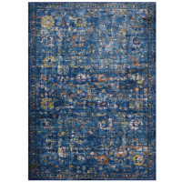 Modway R-1091D-810 Minu Distressed Floral Lattice 8x10 Area Rug