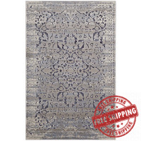 Modway R-1095A-58 Margarida Distressed Vintage Turkish 5x8 Area Rug