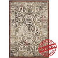 Modway R-1100A-58 Hester Ornate Turkish 5x8 Vintage Area Rug