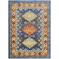 Modway R-1117A-810 Atzi  Distressed 
Southwestern Diamond Floral 8x10 Area Rug