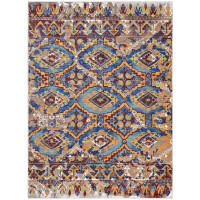 Modway R-1118A-46 Centehua Distressed Southwestern Aztec 4x6 Area Rug