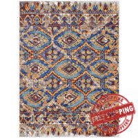 Modway R-1118A-46 Centehua Distressed Southwestern Aztec 4x6 Area Rug