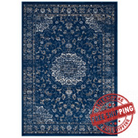 Modway R-1127A-58 Lilja Distressed Vintage Persian Medallion 5x8 Area Rug