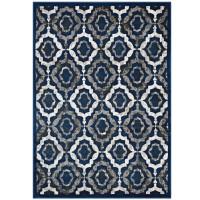 Modway R-1128A-810 Kalinda Rustic Vintage Moroccan Trellis 8x10 Area Rug