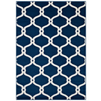 Modway R-1129B-810 Beltara Chain Link Transitional Trellis 8x10 Area Rug