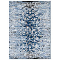 Modway R-1131A-810 Chiara Distressed Floral Lattice Contemporary 8x10 Area Rug