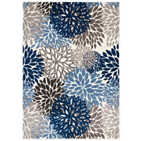 Modway R-1133A-58 Calithea Vintage Classic Abstract Floral 5x8  Area Rug