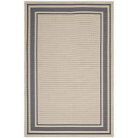 Modway R-1140D-58 Rim Solid Border 5x8 Indoor and Outdoor Area Rug