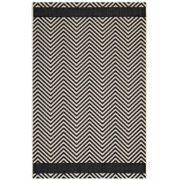 Modway R-1141C-58 Optica Chevron With End Borders 5x8 Indoor and Outdoor Area Rug