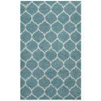 Modway R-1143E-58 Solvea Moroccan Trellis 5x8 Shag Area Rug