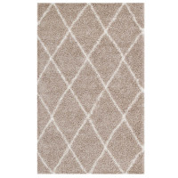 Modway R-1144F-58 Toryn Diamond Lattice 5x8 Shag Area Rug
