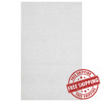 Modway R-1145C-58 Enyssa Solid 5x8 Shag Area Rug