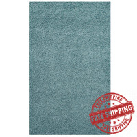 Modway R-1145E-58 Enyssa Solid 5x8 Shag Area Rug