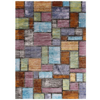 Modway R-1162A-810 Success Nyssa Abstract Geometric Mosaic 8x10 Area Rug