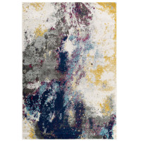 Modway R-1167B-810 Entourage Adeline Contemporary Modern Abstract 8x10 Area Rug