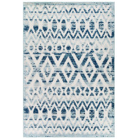 Modway R-1177A-58 Reflect Tamako Diamond and Chevron Moroccan Trellis 5x8 Indoor / Outdoor Area Rug