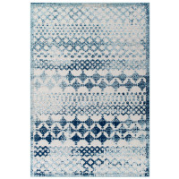 Modway R-1178A-810 Reflect Giada Abstract Diamond Moroccan Trellis 8x10 Indoor/Outdoor Area Rug