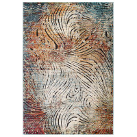 Modway R-1193A-58 Tribute Ember Contemporary Modern Vintage Mosaic 5x8 Area Rug