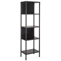 Flash Furniture NAN-JN-28102B-GG Cumberland Collection Bookshelf with Drawer and Shelves in Rustic Wood Grain Finish 