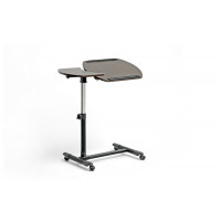Baxton Studio AA-10T-1(wenge)-desk Olsen Brown Wheeled Laptop Tray Table With Tilt Control