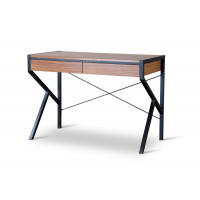 Baxton Studio AA-13-D3-Coffee/Black New Semester Study Desk