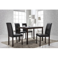 Baxton Studio Andrew Dining Set Andrew 5-Piece Modern Dining Set