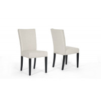 Baxton Studio BH-63113 Harrowgate Modern Dining Chair in Beige Set of 2
