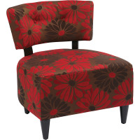 OSP Home Furnishings Boulevard Chair in Groovy Red BLV-G14
