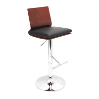 Lumisource BS-JY-KO CH+BK Koko Bar Stool