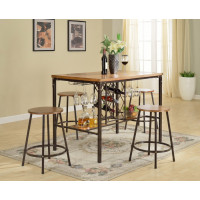 Baxton Studio Vintner CDC252 5PC Pub Set