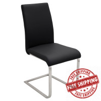 LumiSource DC-FSTR BK2 Foster Dining Chair - Set Of 2 in Black