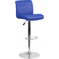 Flash Furniture DS-8101B-BL-GG Vinyl Barstool in Blue