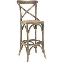 Modway EEI-1540-NAT Gear Bar Stool in Natural
