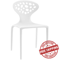 Modway EEI-1702-WHI Animate Dining Chair in White