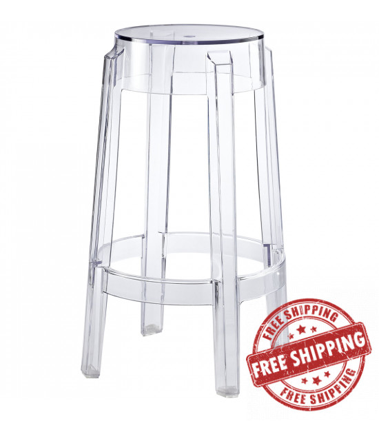 Modway EEI-171-CLR Casper Counter Stool in Clear Modway EEI-171-CLR Casper Counter Stool in Clear
