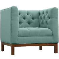 Modway EEI-1801-LAG Panache Fabric Armchair in Laguna