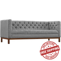 Modway EEI-1802-GRY Panache Fabric Sofa in Expectation Gray