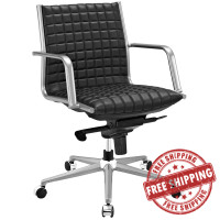 Modway EEI-2123-BLK Pattern Office Chair in Black