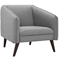 Modway EEI-2132-LGR Slide Armchair in LightGray